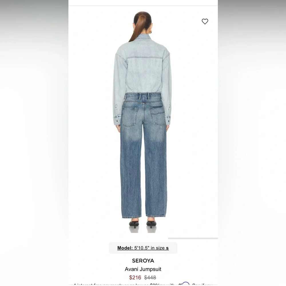 SEROYA denim jumpsuit